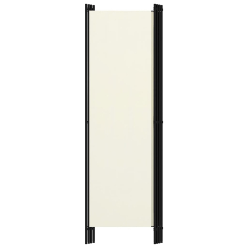 vidaXL 4-Panel Room Divider Cream White 78.7"x70.9"