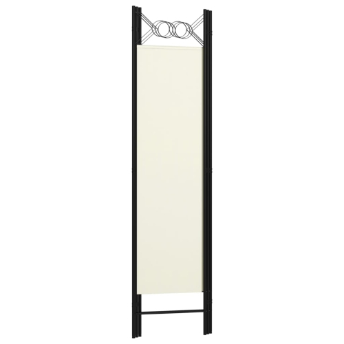 vidaXL 3-Panel Room Divider Cream White 47.2"x70.9"