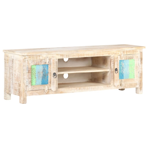 VIDAXL  Tv Cabinet 47.2"x11.8"x15.7" Rough Acacia Wood