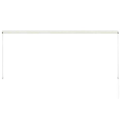 vidaXL Retractable Awning 118.1"x59.1" Cream