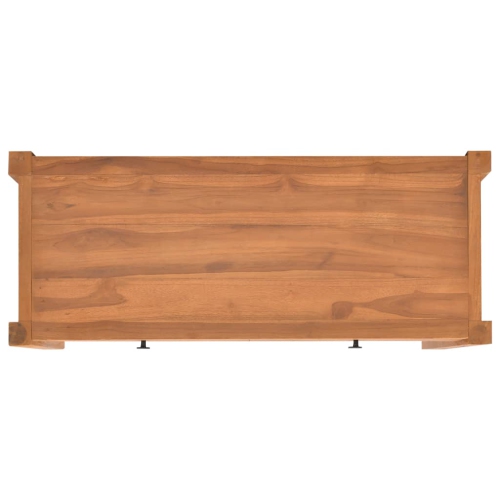 vidaXL Desk with 2 Drawers 39.4"x15.7"x29.5" Recycled Teak Wood
