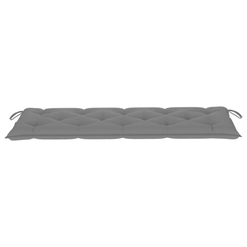 vidaXL Garden Bench Cushion Gray 59.1x19.7"x2.8" Fabric"