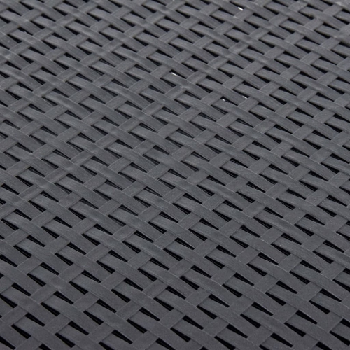 Table d'appoint en plastique anthracite de 21,3 x x21,3 x x14,4 po de vidaXL