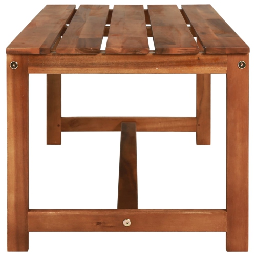 vidaXL 4 Piece Patio Lounge Set Solid Acacia Wood