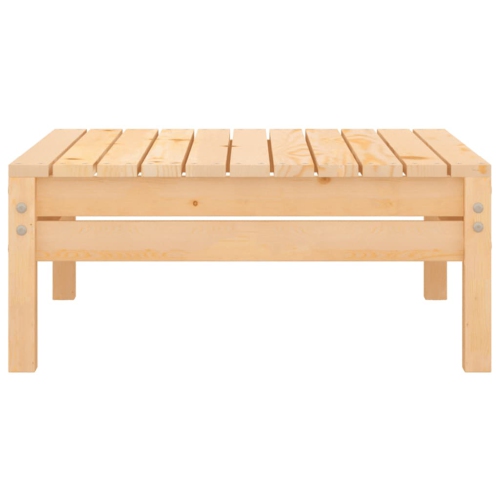 vidaXL Patio Footstool Solid Pinewood