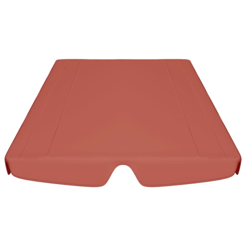 vidaXL Replacement Canopy for Garden Swing Terracotta 74"/66.1"x43.3"/57.1"