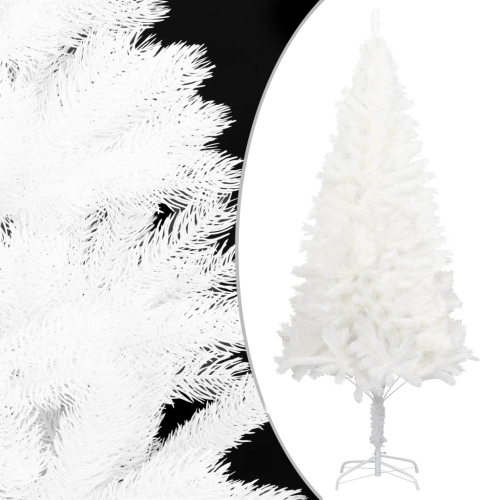 VIDAXL  Artificial Christmas Tree Lifelike Needles 94.5" In White