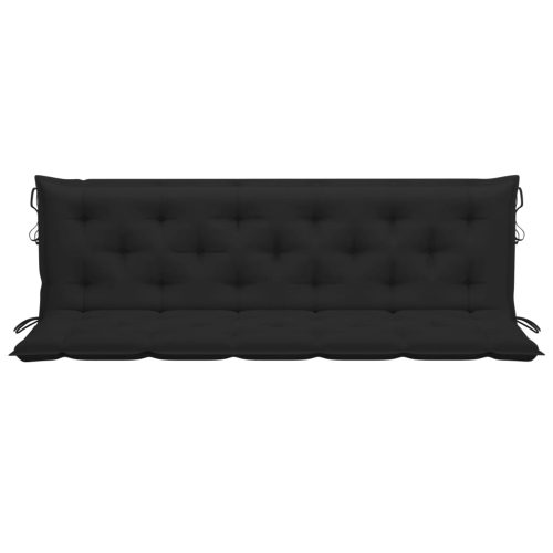 vidaXL Cushion for Swing Chair Black 70.9" Fabric