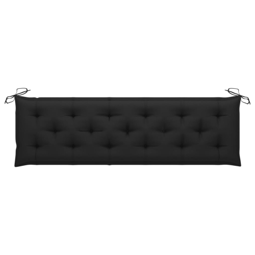 vidaXL Cushion for Swing Chair Black 70.9" Fabric