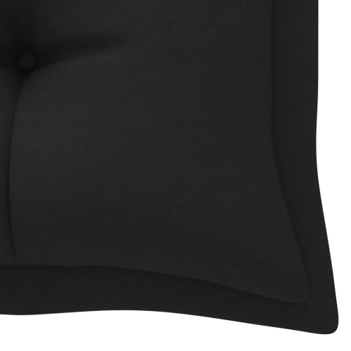 vidaXL Cushion for Swing Chair Black 70.9" Fabric