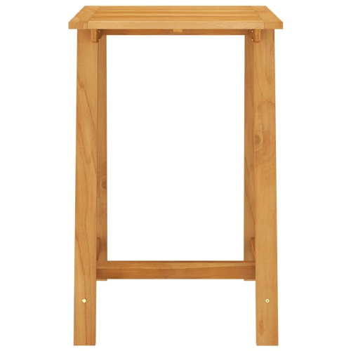 vidaXL Garden Bar Table 27.6"x27.6"x40.9" Solid Acacia Wood