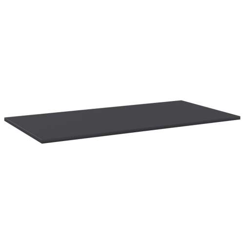 vidaXL Bookshelf Boards 4 pcs Gray 31.5"x7.9"x0.6" Chipboard