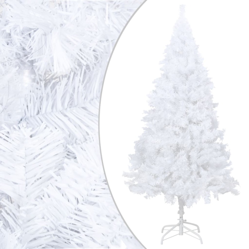 Arbre de Noël artificiel VIDAXL avec branches épaisses, blanc, 82.7 po PVC