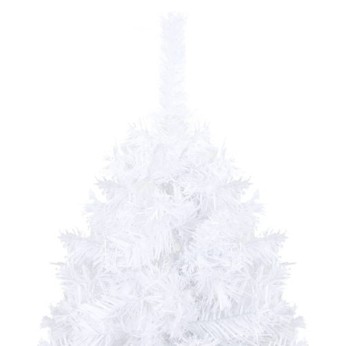 Arbre de Noël artificiel VIDAXL avec branches épaisses, blanc, 82.7 po PVC
