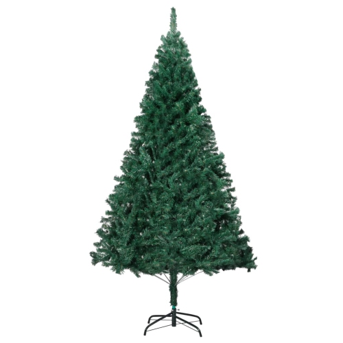 vidaXL Artificial Christmas Tree with Thick Branches Green 82.7" PVC
