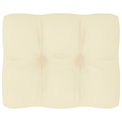 VIDAXL  Vidax Pallet Sofa Cushion Cream 19.7"x15.7"x3.9"