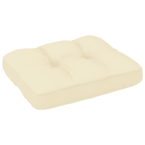 vidaX Pallet Sofa Cushion Cream 19.7"x15.7"x3.9"