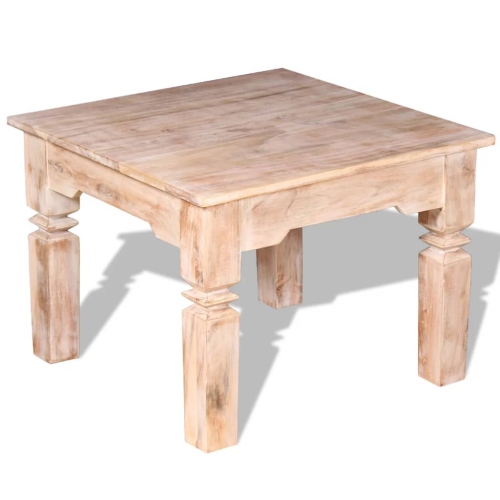 vidaXL Coffee Table Acacia Wood 23.6"x23.6"x17.7"