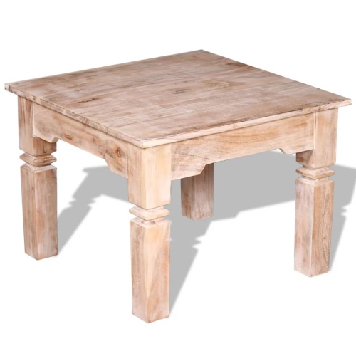 vidaXL Coffee Table Acacia Wood 23.6"x23.6"x17.7"