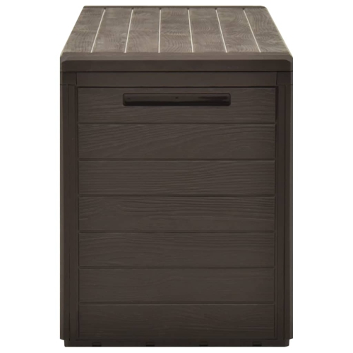 Armoire de rangement de terrasse VidaXL, brun, 45.7 x 17,3 x 21,7 po
