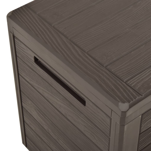 Armoire de rangement de terrasse VidaXL, brun, 45.7 x 17,3 x 21,7 po