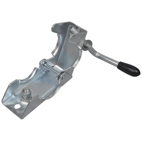 vidaXL 2 Support Tubes with 2 Split Clamps for 1.9" Jockey Wheel