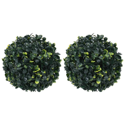 VIDAXL  Artificial Boxwood Balls 2 PCs 8.7"