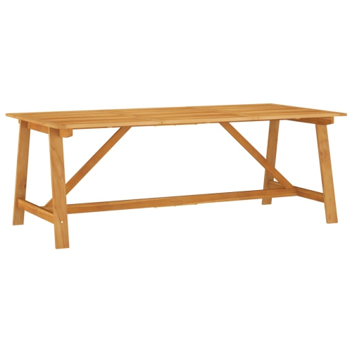 VIDAXL  Garden Dining Table 81.1"x39.4"x29.1" Solid Acacia Wood