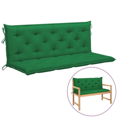 VIDAXL  Cushion for Swing Chair Green 59.1" Fabric