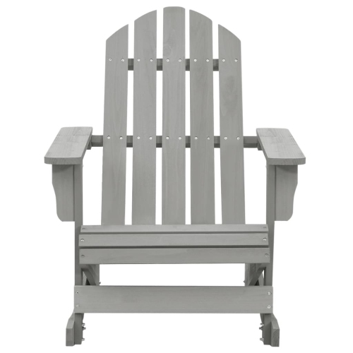 vidaXL Patio Rocking Chair Wood Gray