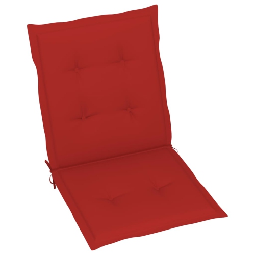 vidaXL Garden Chair Cushions 6 pcs Red 39.4"x19.7"x1.2"