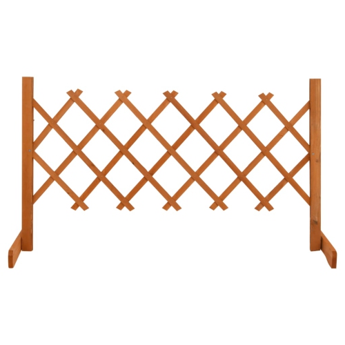 VIDAXL  Garden Trellis Fence Orange 47.2"x23.6" Solid Firwood