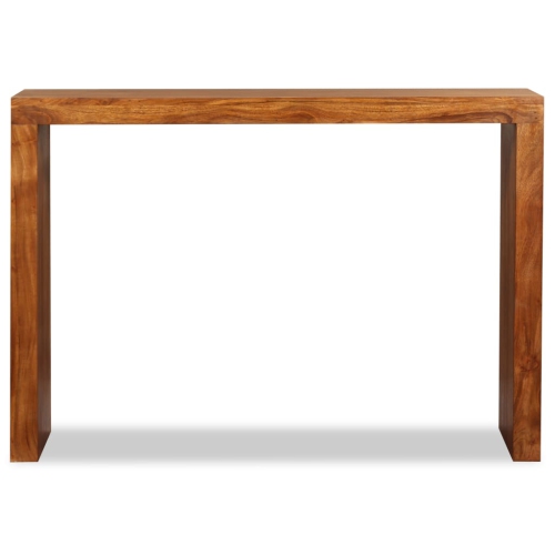vidaXL Console Table Solid Wood with Sheesham Finish 43.3"x15.7"x30"