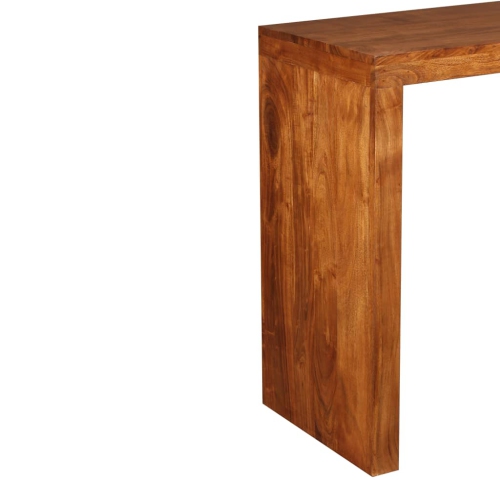 vidaXL Console Table Solid Wood with Sheesham Finish 43.3"x15.7"x30"