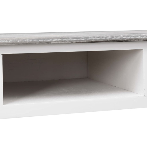 Bureau d’écriture vidaXL gris 43.3 x 17,7 x 29,9 po bois