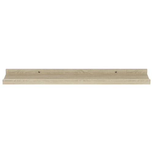 vidaXL Wall Shelves 4 pcs Sonoma Oak 23.6"x3.5"x1.2"