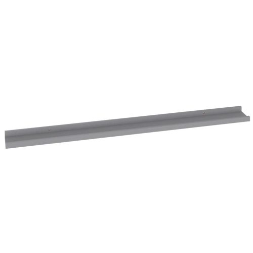 vidaXL Wall Shelves 2 pcs Gray 39.4"x3.5"x1.2"
