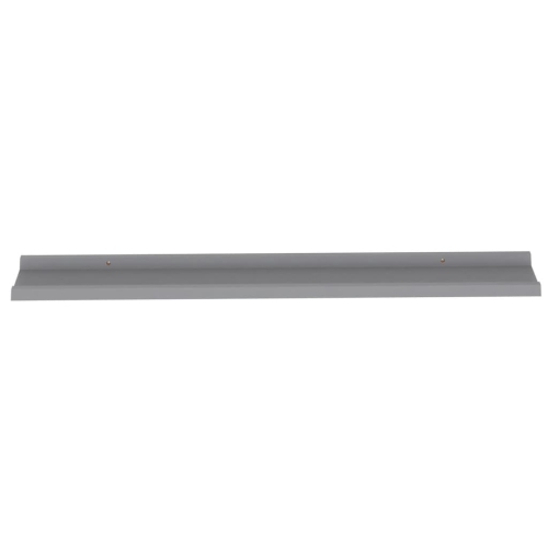 vidaXL Wall Shelves 2 pcs Gray 39.4"x3.5"x1.2"