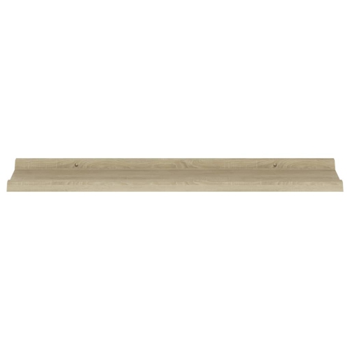 vidaXL Wall Shelves 4 pcs Sonoma Oak 31.5"x3.5"x1.2"