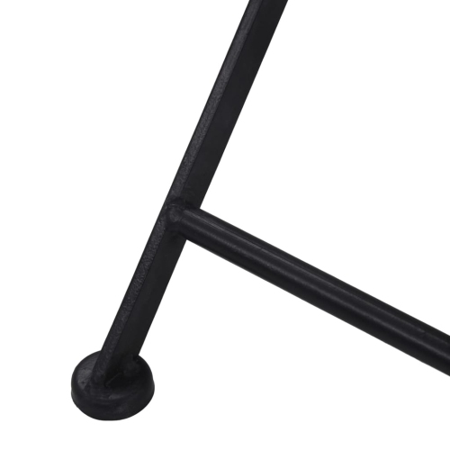 vidaXL Mosaic Bistro Chairs 2 pcs Orange/Gray