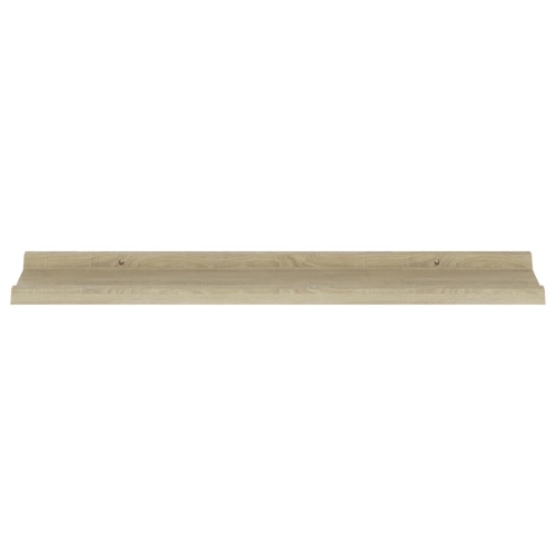 vidaXL Wall Shelves 2 pcs Sonoma Oak 31.5"x3.5"x1.2"