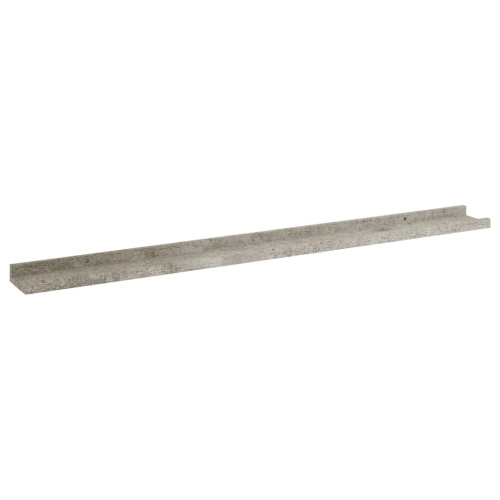 vidaXL Wall Shelves 2 pcs Concrete Gray 39.4"x3.5"x1.2"