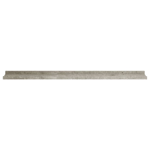 vidaXL Wall Shelves 2 pcs Concrete Gray 39.4"x3.5"x1.2"
