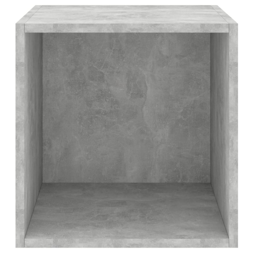 vidaXL Wall Cabinet Concrete Gray 14.6"x14.6"x14.6" Chipboard