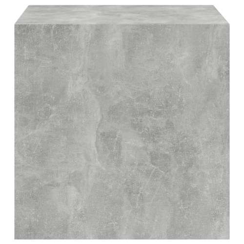 vidaXL Wall Cabinet Concrete Gray 14.6"x14.6"x14.6" Chipboard