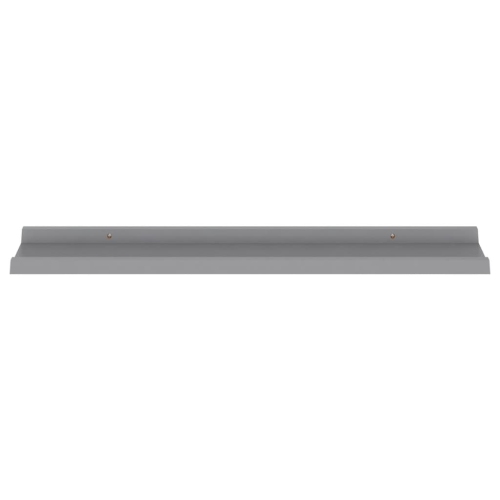 vidaXL Wall Shelves 4 pcs Gray 31.5"x3.5"x1.2"