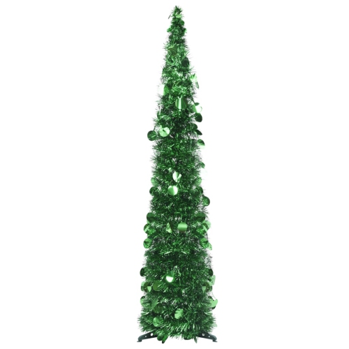 VIDAXL  Pop-Up Artificial Christmas Tree 47.2" Pet In Green