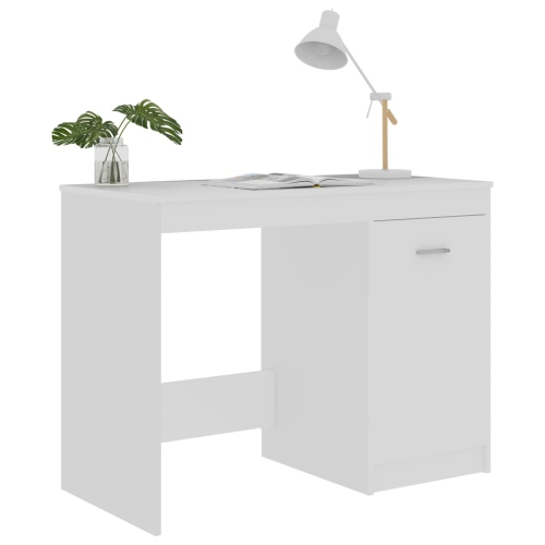 Bureau blanc vidaXL de 39.4 x 19,7 x 29,9 po en carton renforcé