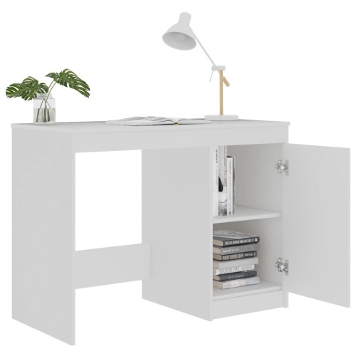 Bureau blanc vidaXL de 39.4 x 19,7 x 29,9 po en carton renforcé