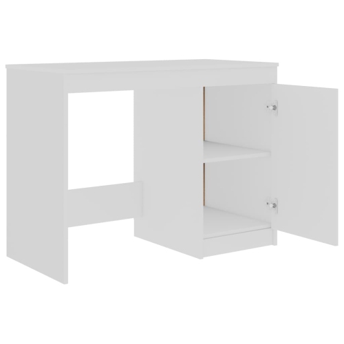 Bureau blanc vidaXL de 39.4 x 19,7 x 29,9 po en carton renforcé